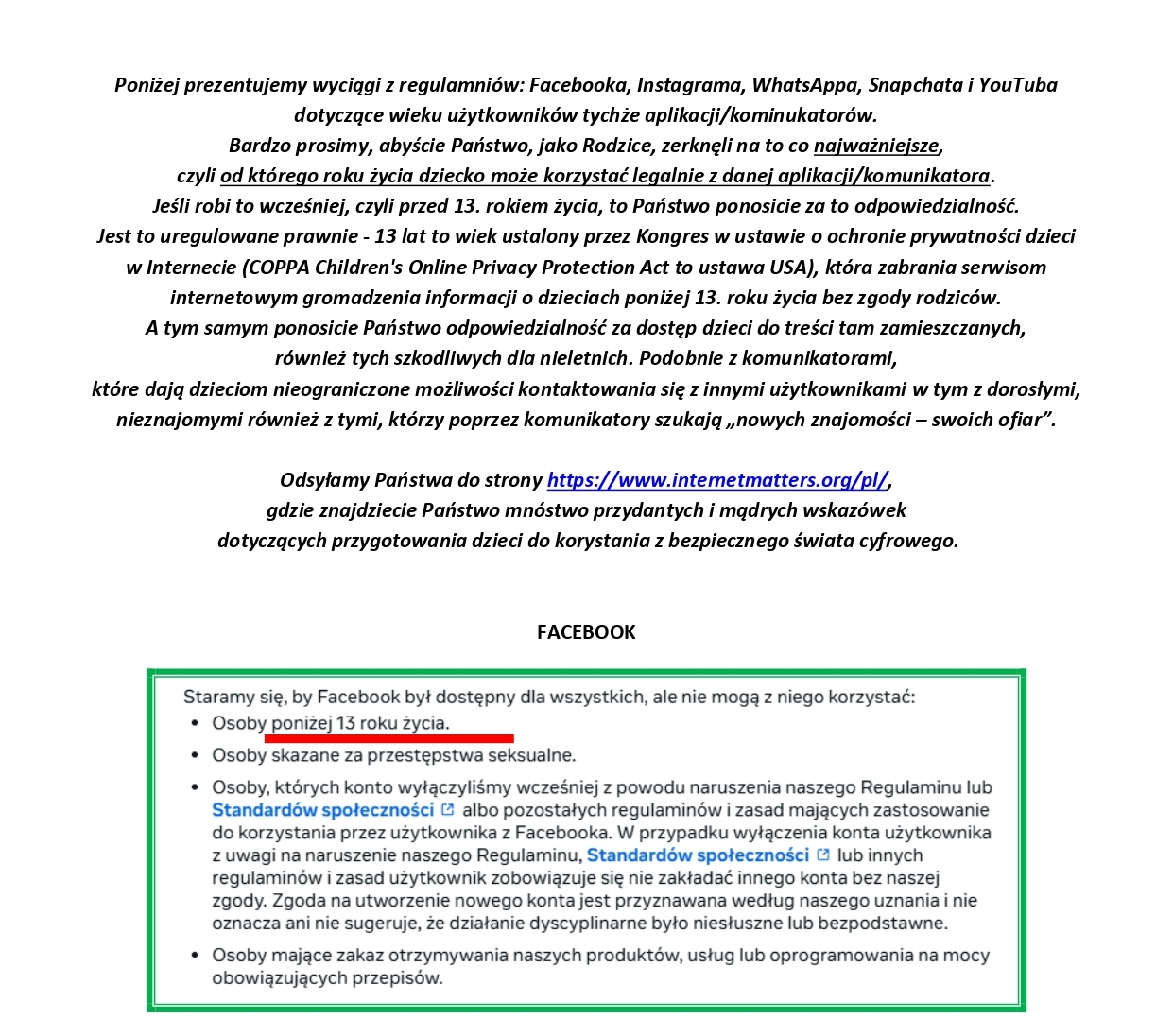 wyciągi z regulaminów fb, insta, whatsapp, snap page-0001