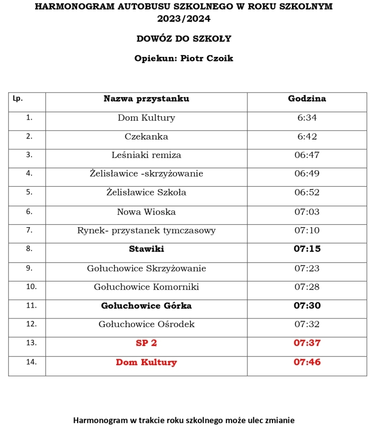 HARMONOGRAM AUTOBUSU SZKOLNEGO W ROKU SZKOLNYM 2023 12 Padźiernik page-0001