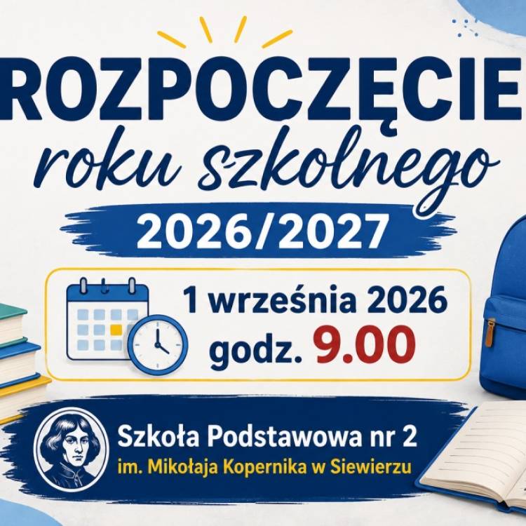 Rozpoczęcie roku szkolnego. Plan lekcji.