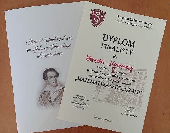 matematyka w geografii dyplom